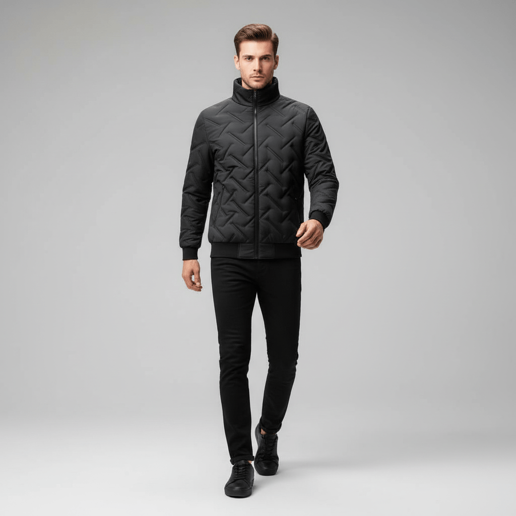 Rovik Men’s Quilted Winter Jacket