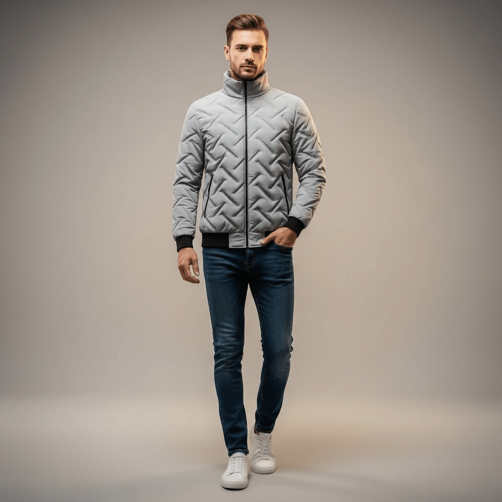 Rovik Men’s Quilted Winter Jacket