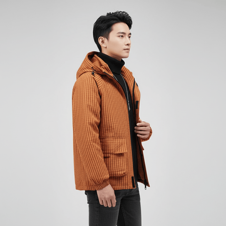 Rovik Men’s Textured Winter Jacket