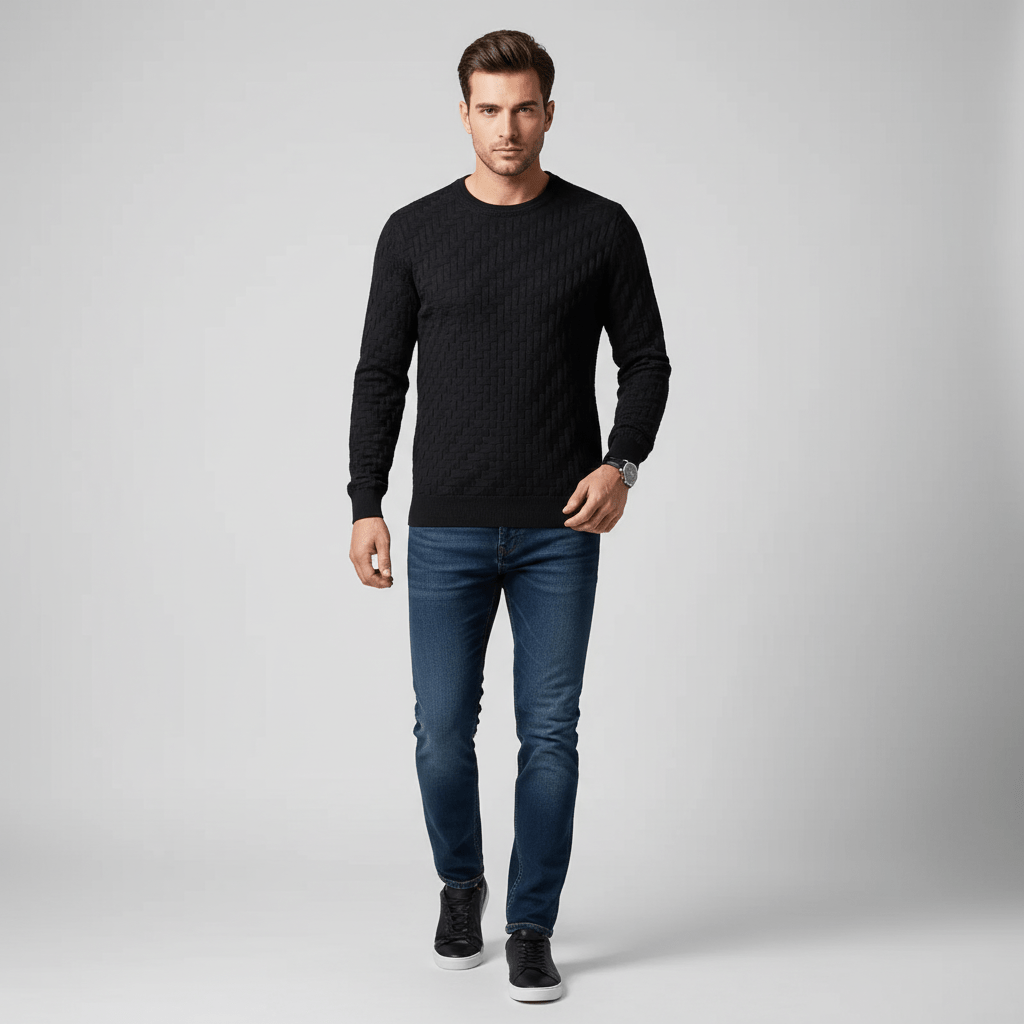 Silvora Textured Knit Sweater