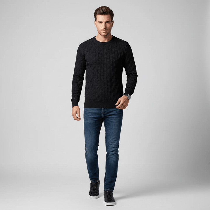 Silvora Textured Knit Sweater