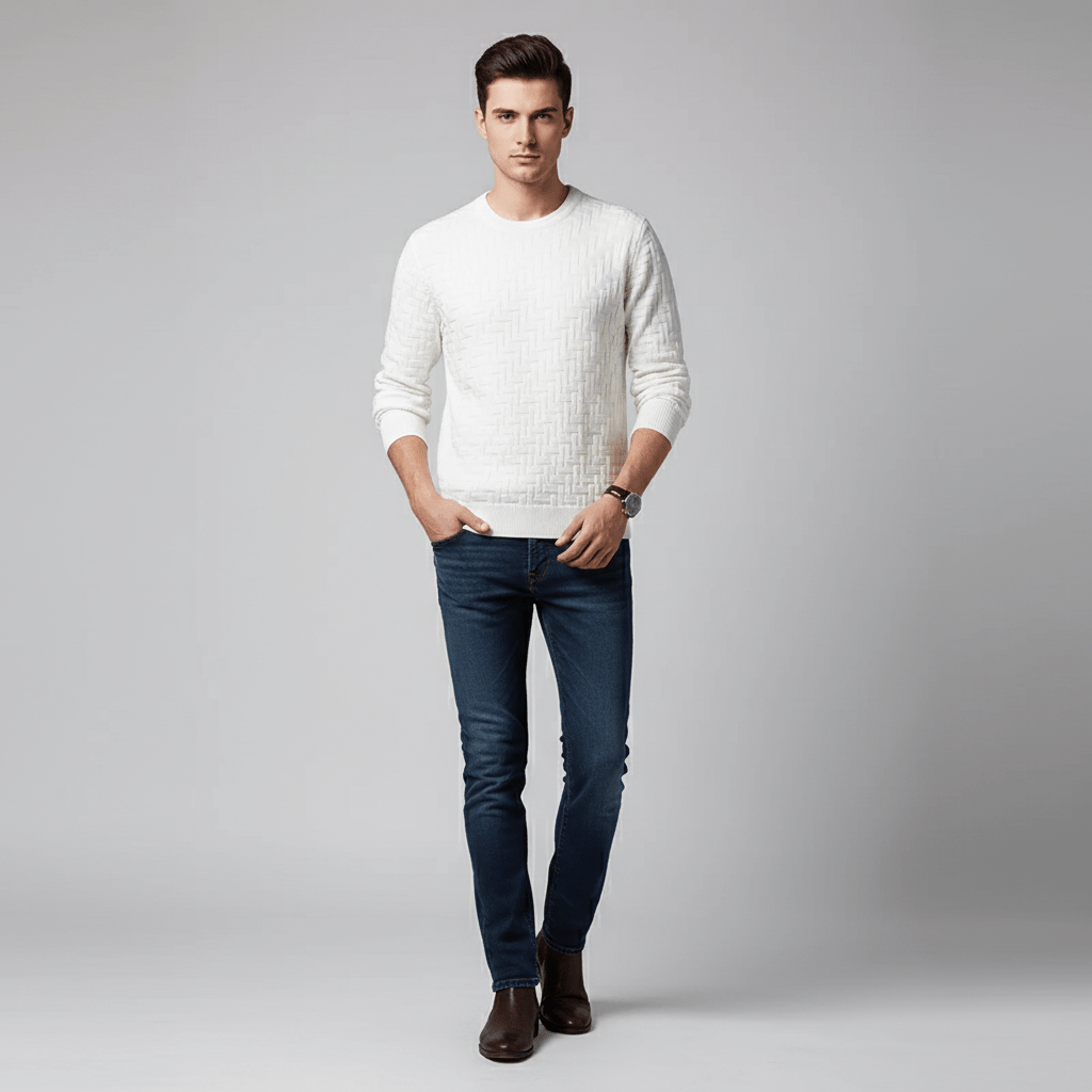 Silvora Textured Knit Sweater