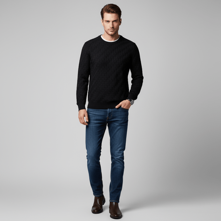 Silvora Textured Knit Sweater