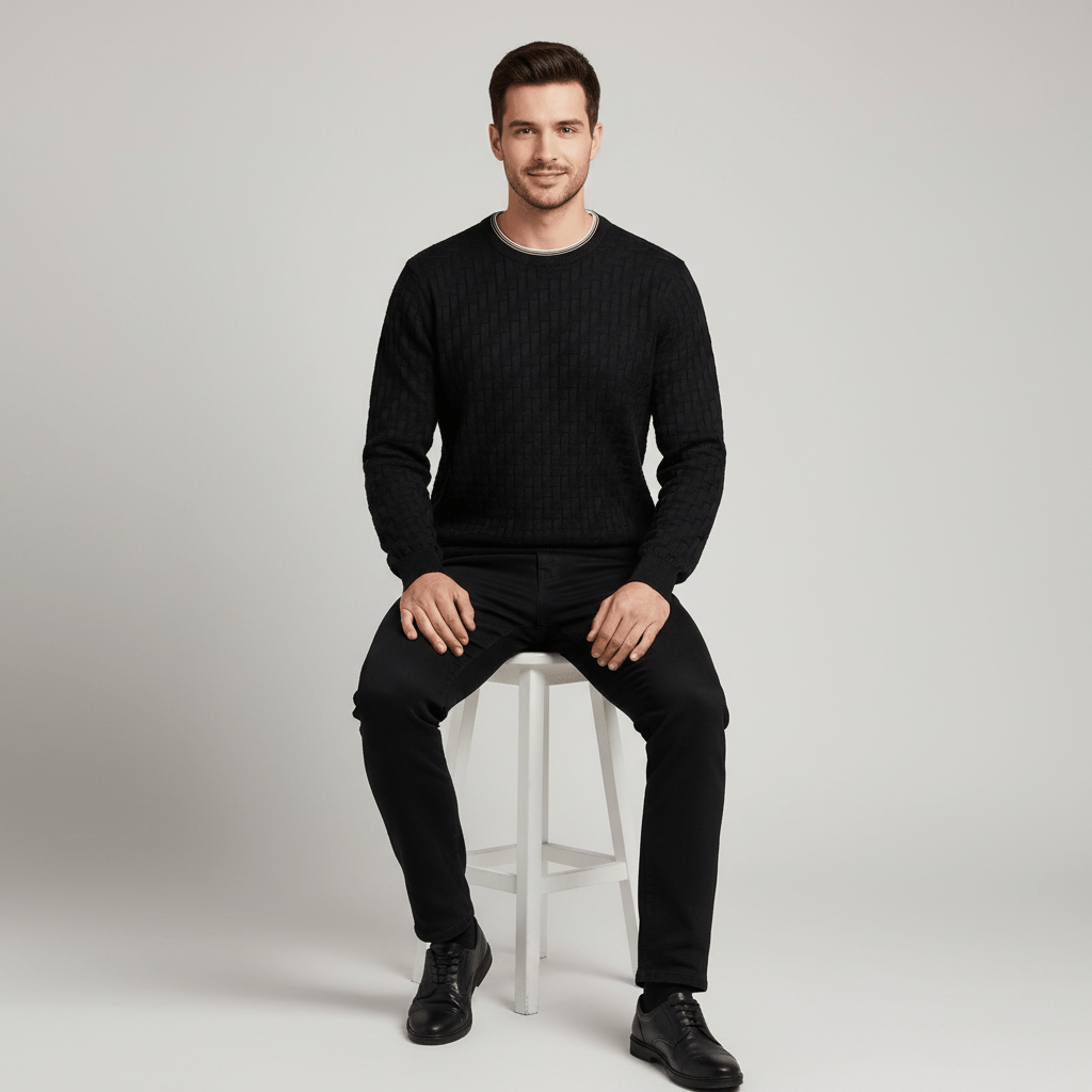 Silvora Textured Knit Sweater