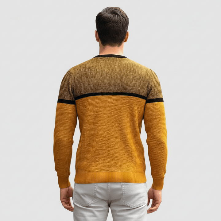 Sorvane Luxe Men's Long Sleeve Sweater