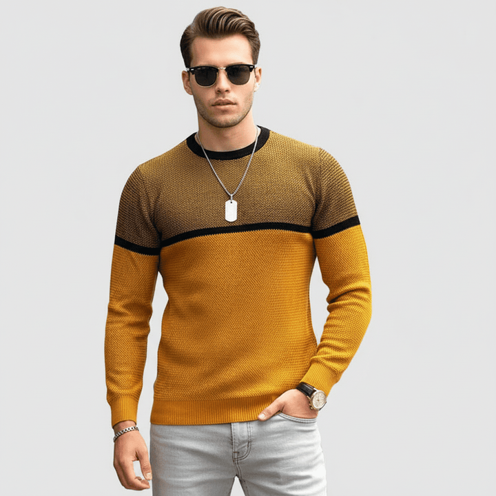 Sorvane Luxe Men's Long Sleeve Sweater