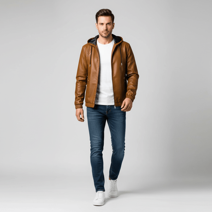 Sorvane Men's Hooded Winter Jacket