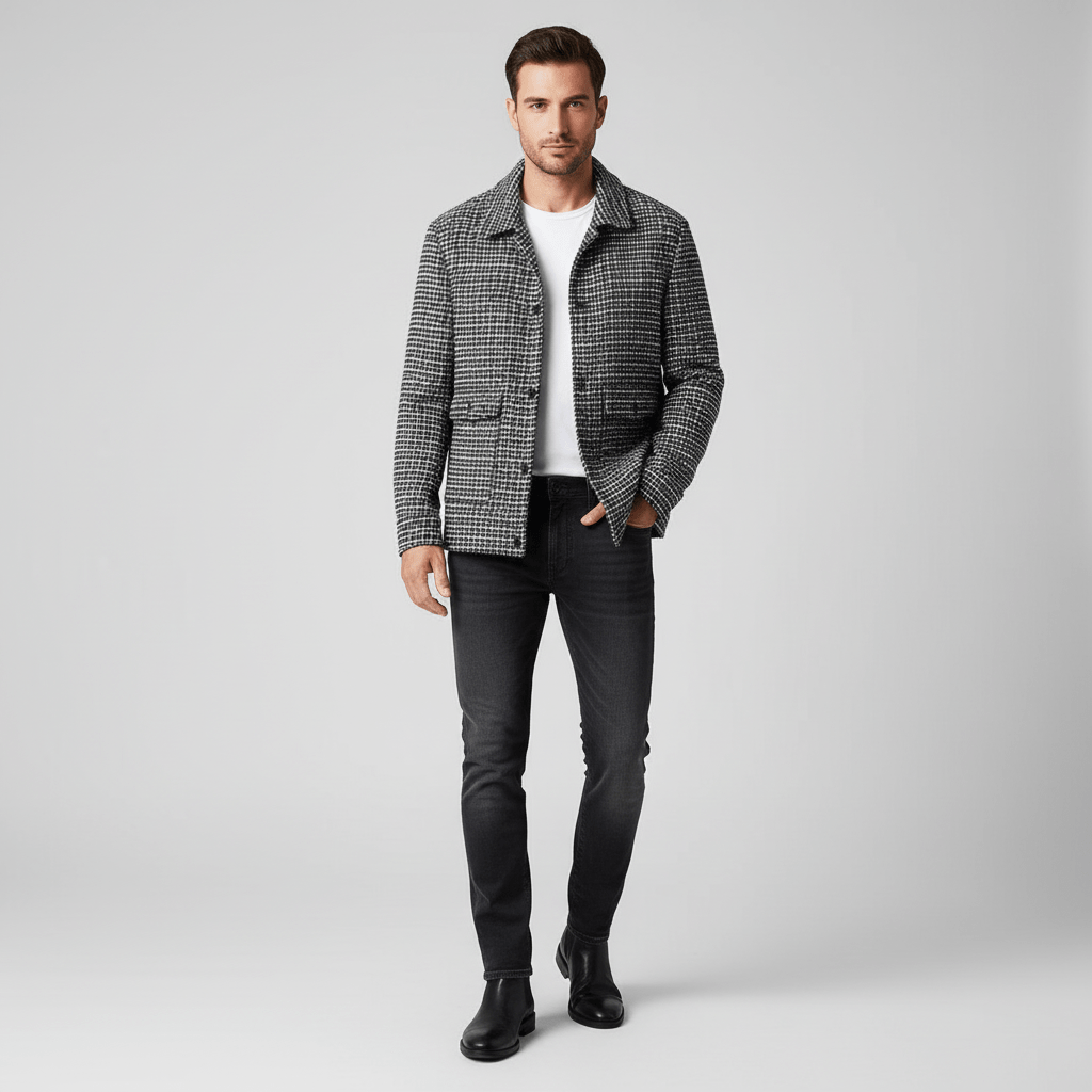 Sorvane Men’s Houndstooth Sport Jacket