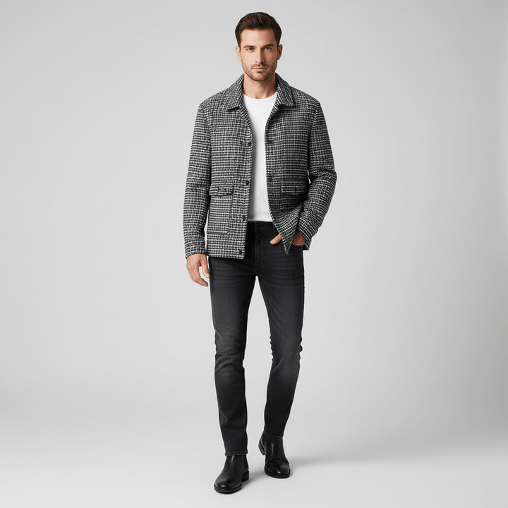 Sorvane Men’s Houndstooth Sport Jacket