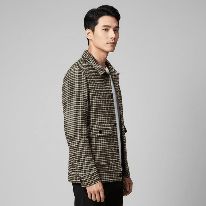 Sorvane Men’s Houndstooth Sport Jacket