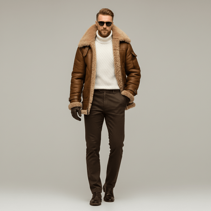 Sorvane Men's Nordic Fur Jacket | Winter
