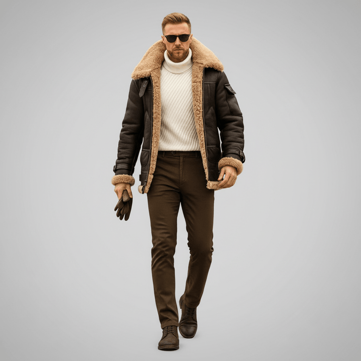 Sorvane Men's Nordic Fur Jacket | Winter