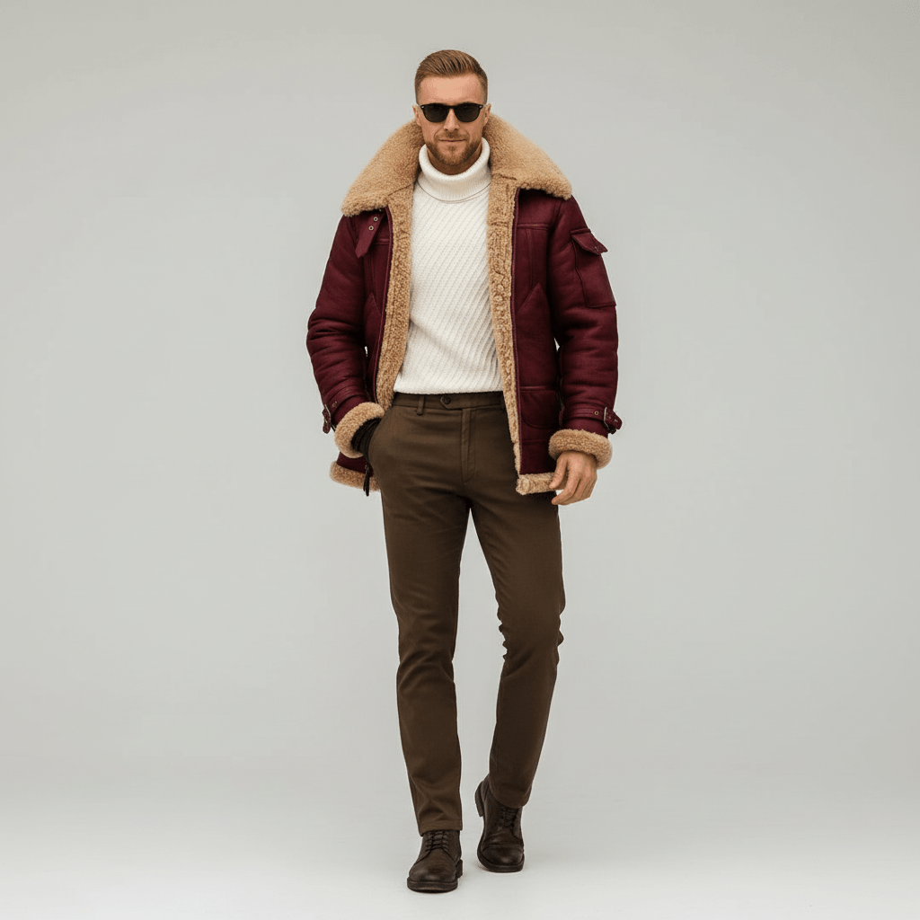 Sorvane Men's Nordic Fur Jacket | Winter