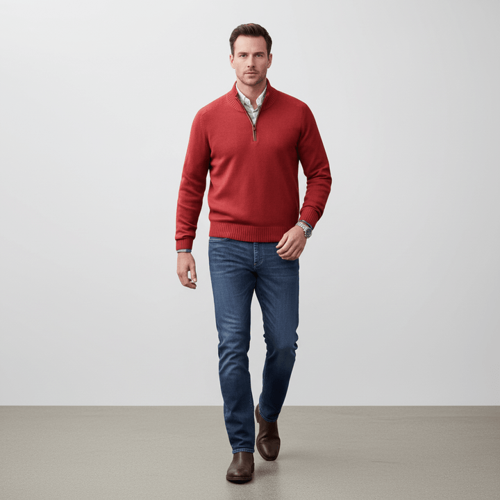 Sorvane Men's Ridgebound Quarter-Zip Sweater | Winter
