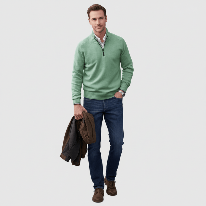 Sorvane Men's Ridgebound Quarter-Zip Sweater | Winter