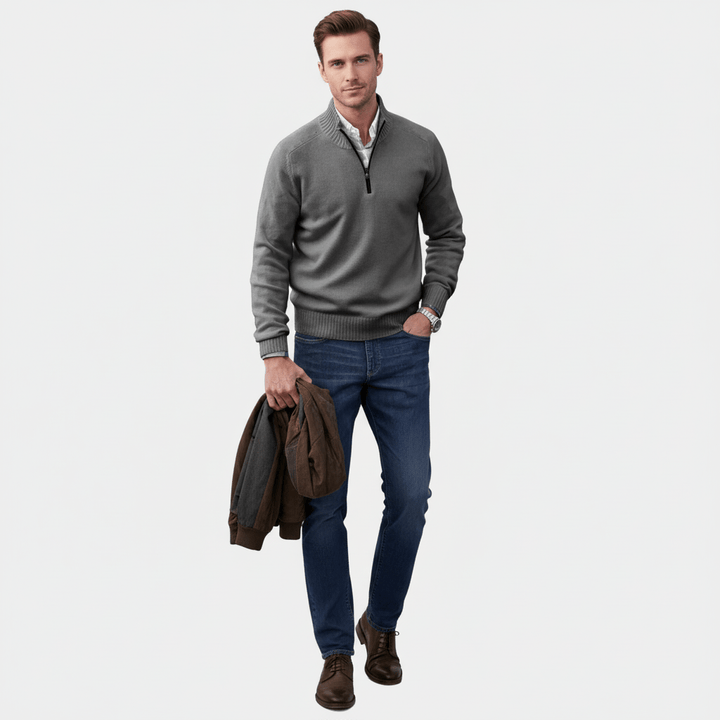 Sorvane Men's Ridgebound Quarter-Zip Sweater | Winter