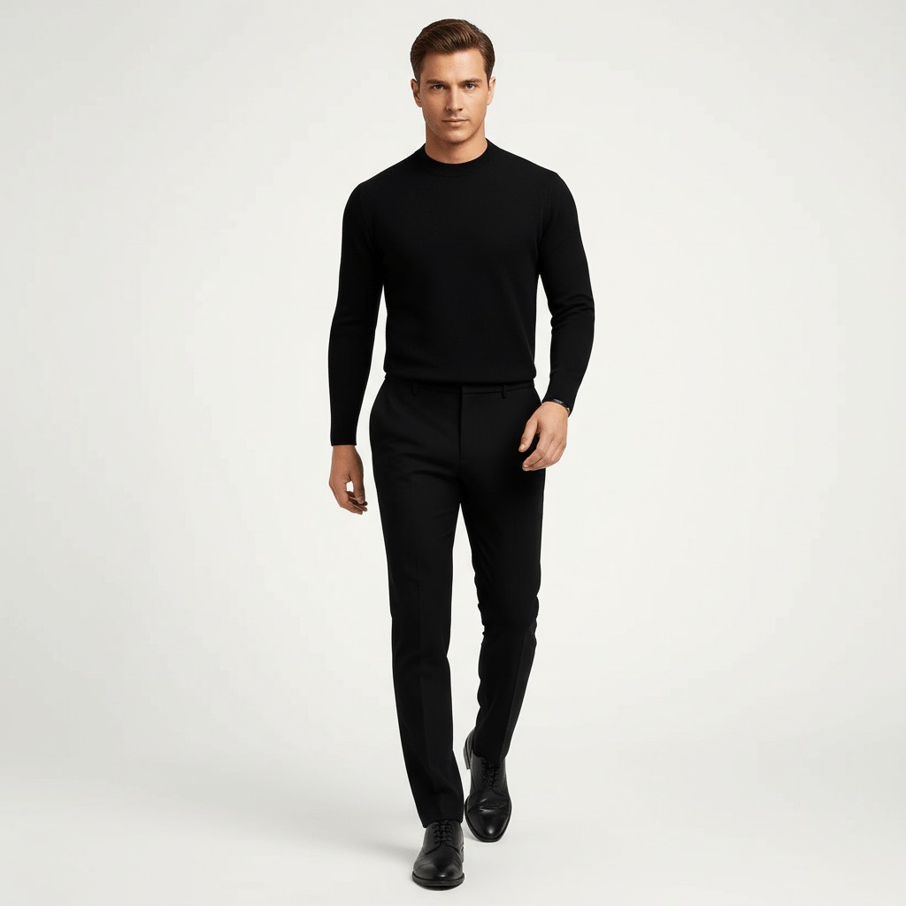Sorvane Men’s Slim Fit Knit Sweater | Winter