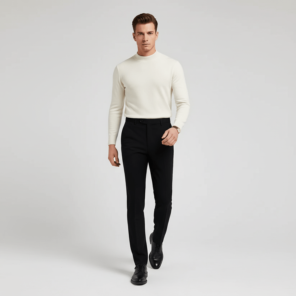 Sorvane Men’s Slim Fit Knit Sweater | Winter