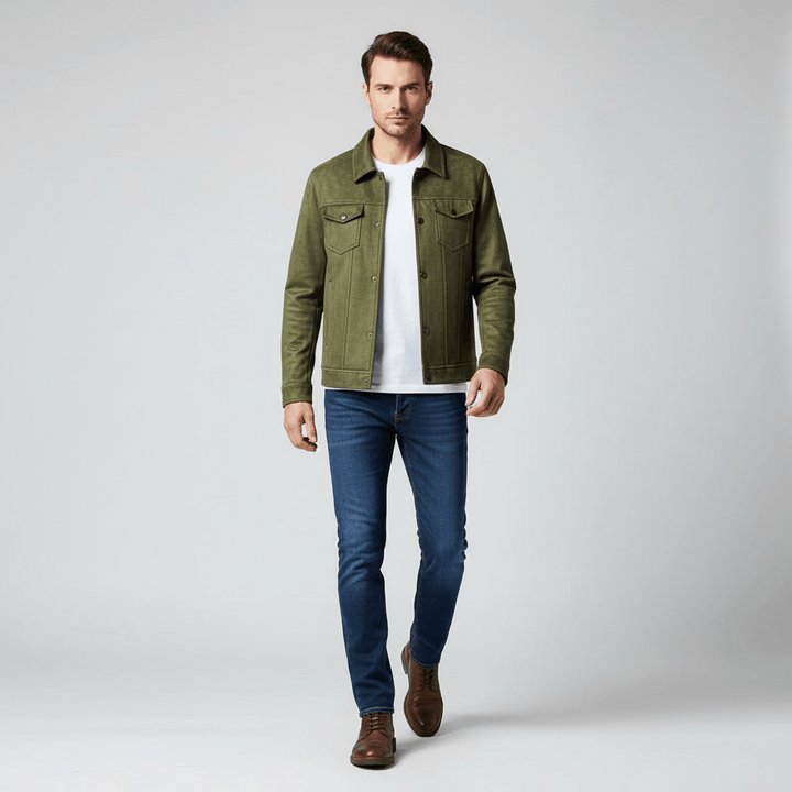 Sorvane Men’s Suede Jacket | Winter