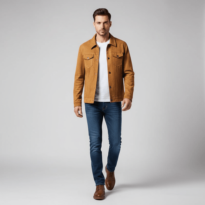 Sorvane Men’s Suede Jacket | Winter