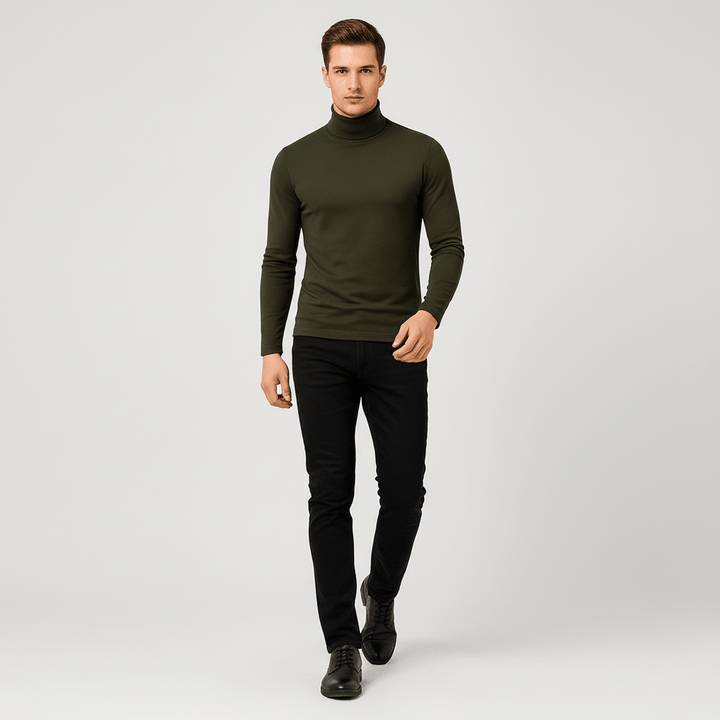 Sorvane Men’s Tailored Turtleneck Sweater | Winter