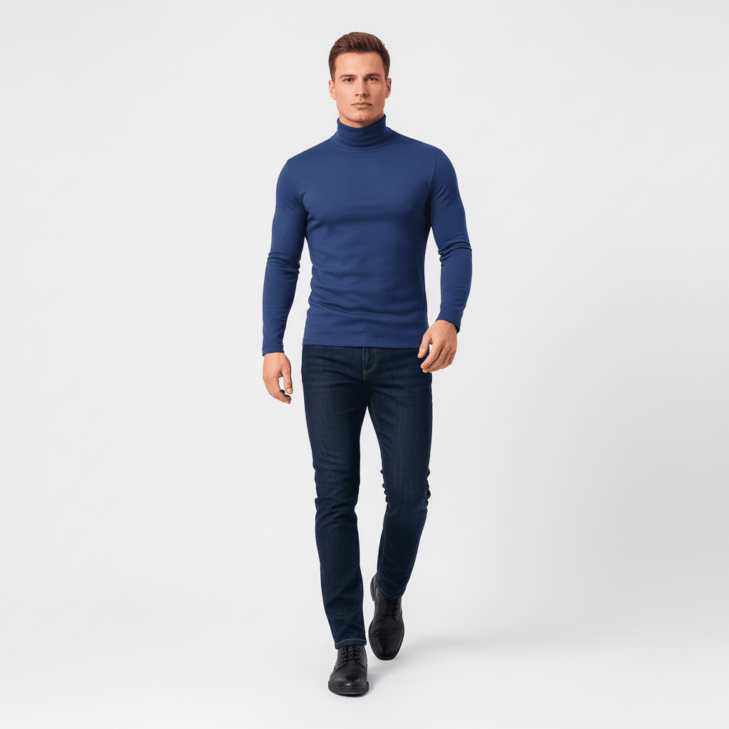 Sorvane Men’s Tailored Turtleneck Sweater | Winter