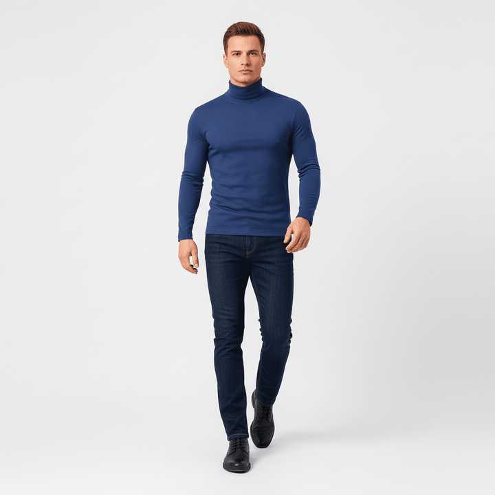 Sorvane Men’s Tailored Turtleneck Sweater | Winter