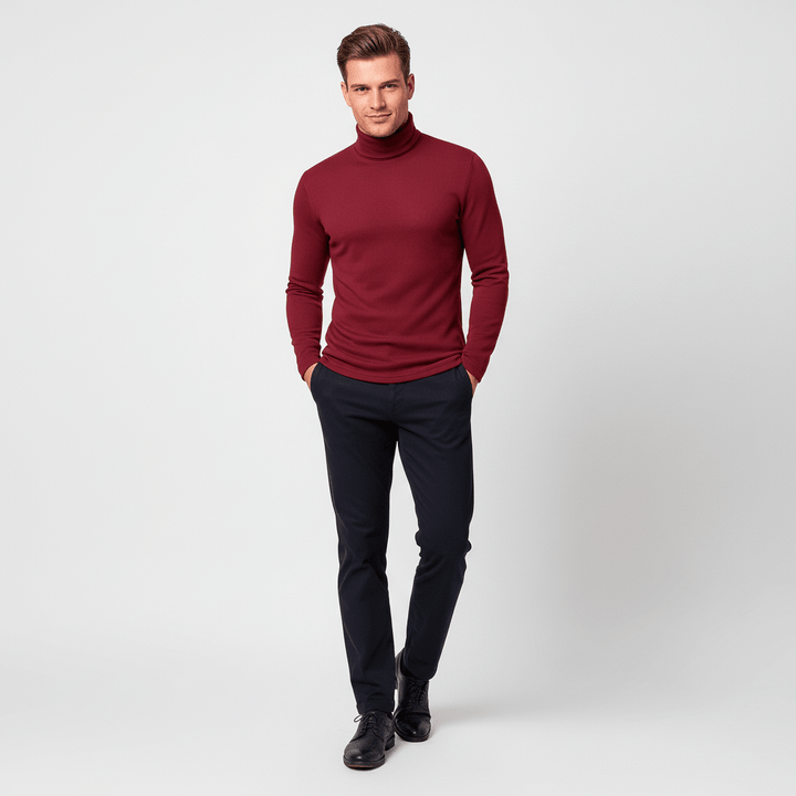 Sorvane Men’s Tailored Turtleneck Sweater | Winter