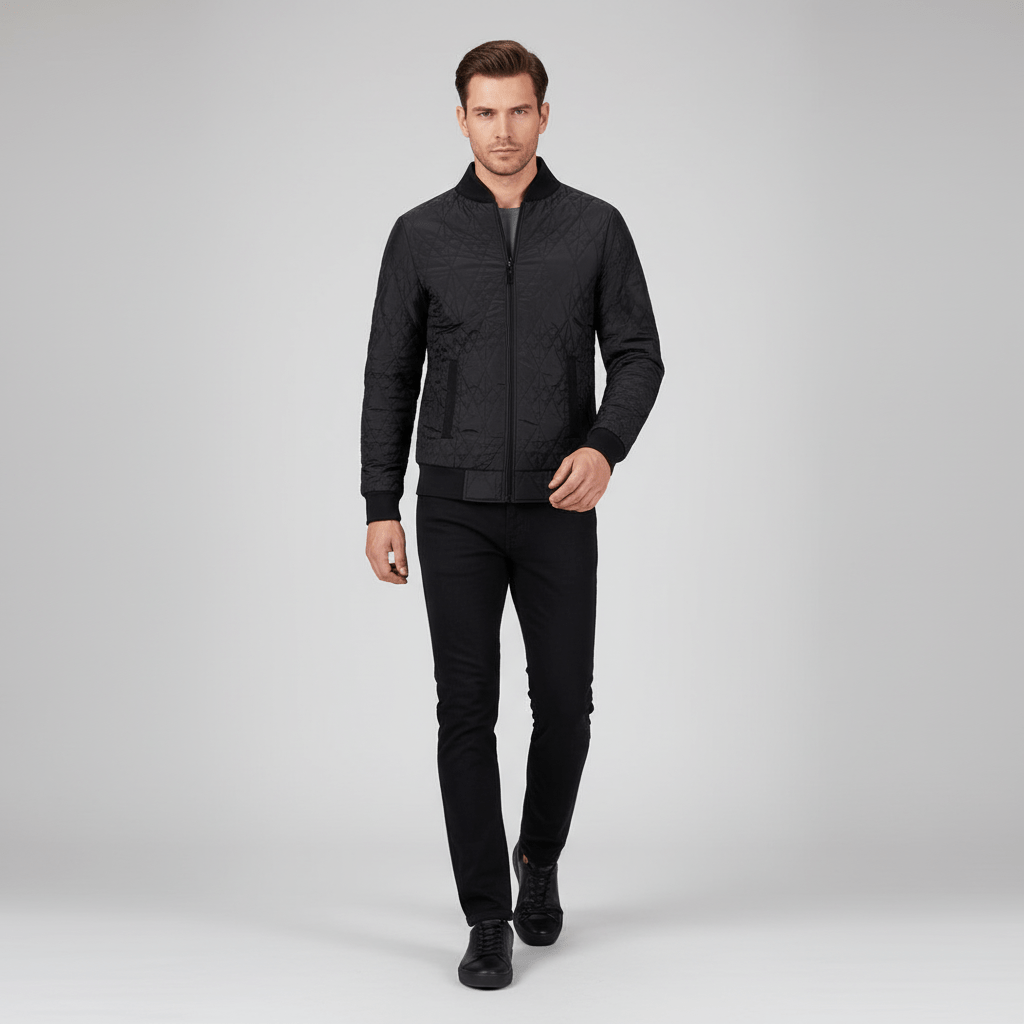 Sorvane Men's Urban Quilted Winter Jacket