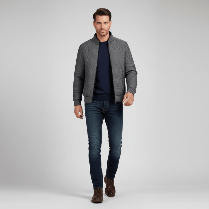 Sorvane Men's Urban Quilted Winter Jacket