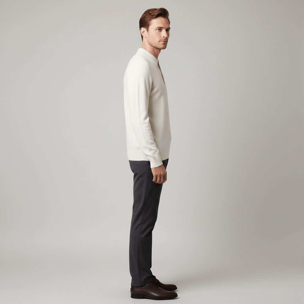 Sterling Men's Long Sleeve Polo Sweater