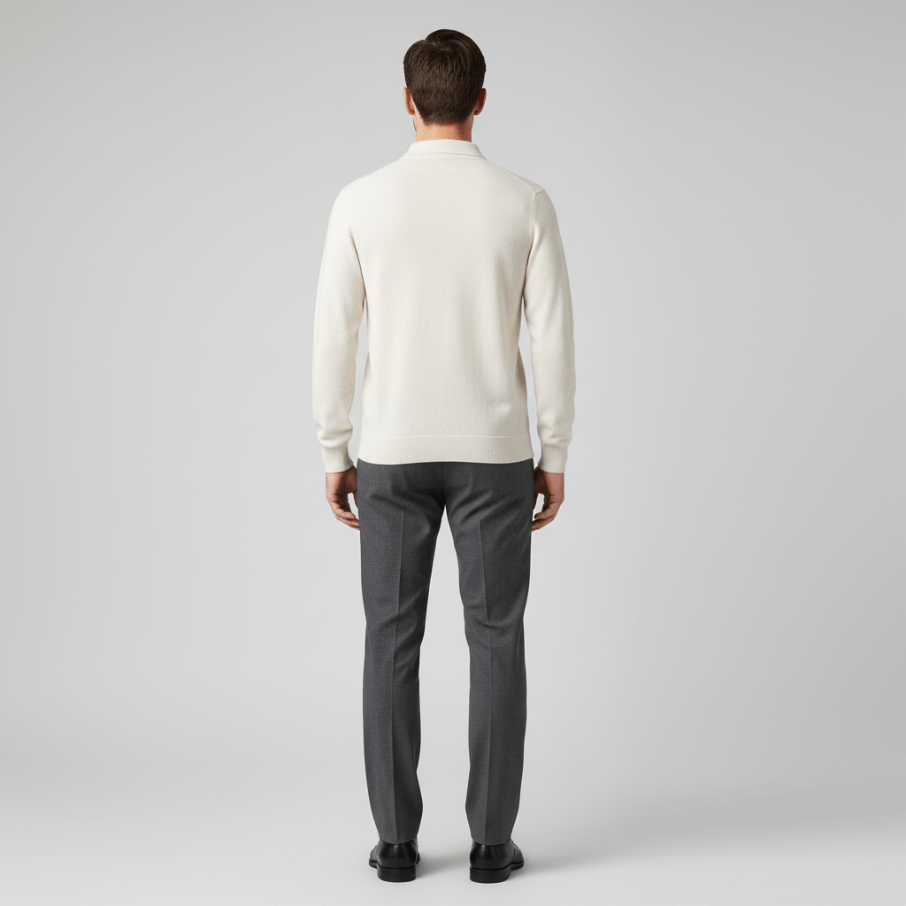 Sterling Men's Long Sleeve Polo Sweater