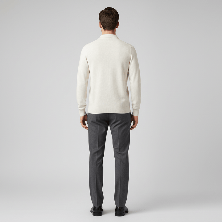 Sterling Men's Long Sleeve Polo Sweater