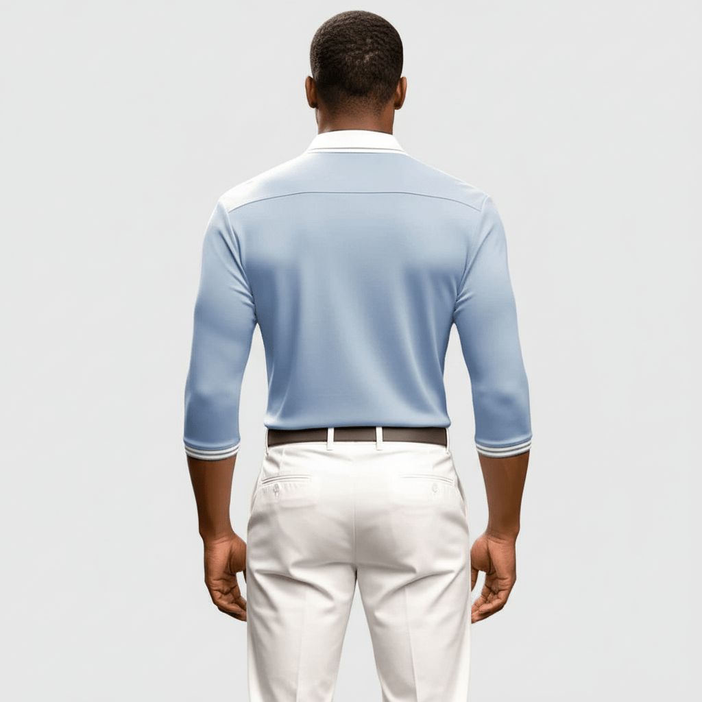 Stratusfit Men's Long Sleeve Polo Shirt