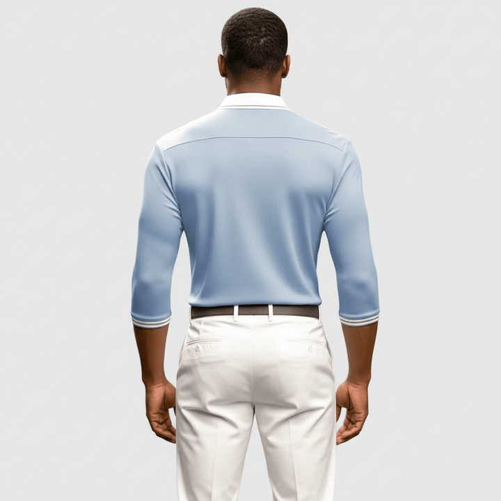 Stratusfit Men's Long Sleeve Polo Shirt