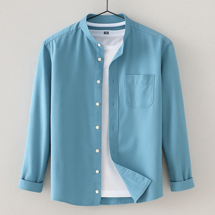 Takeshi Band Collar Shirt