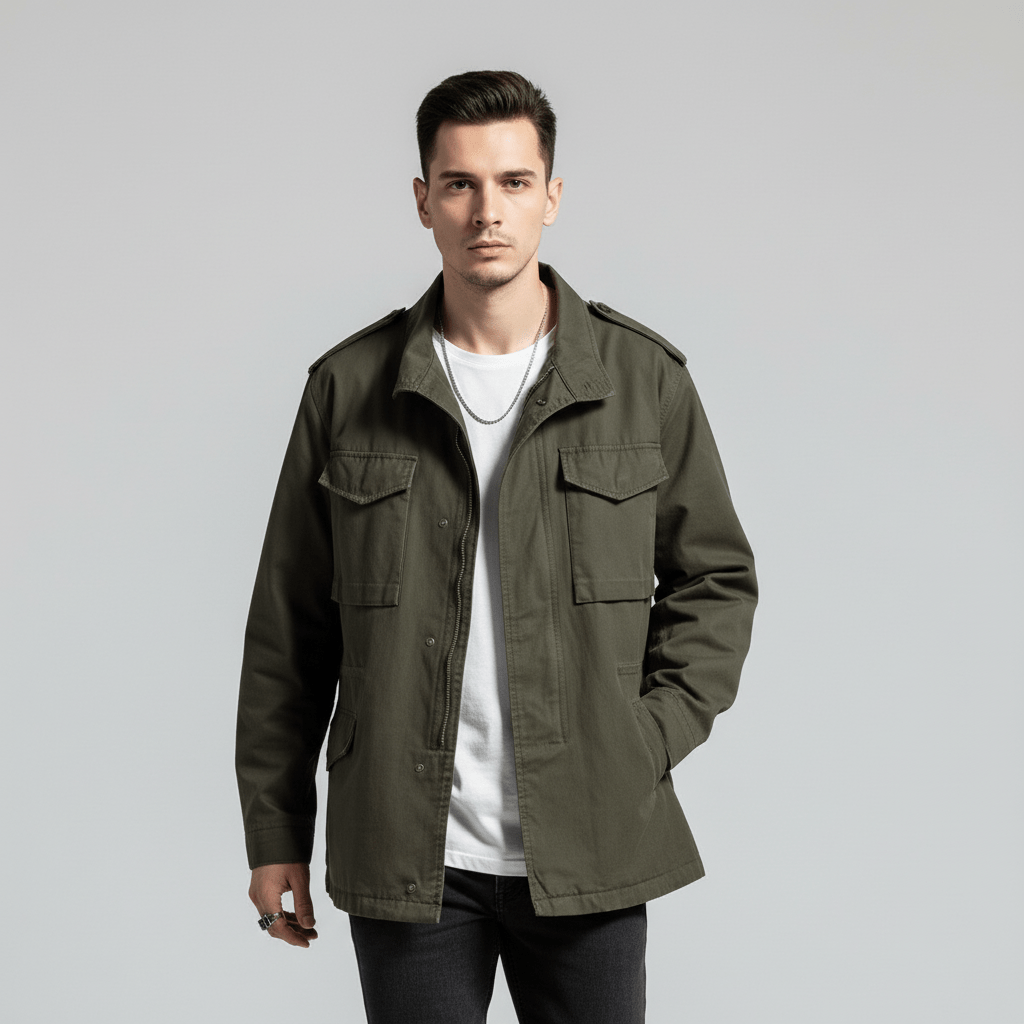 Thalen Men’s Field Jacket Parka | Windbreaker