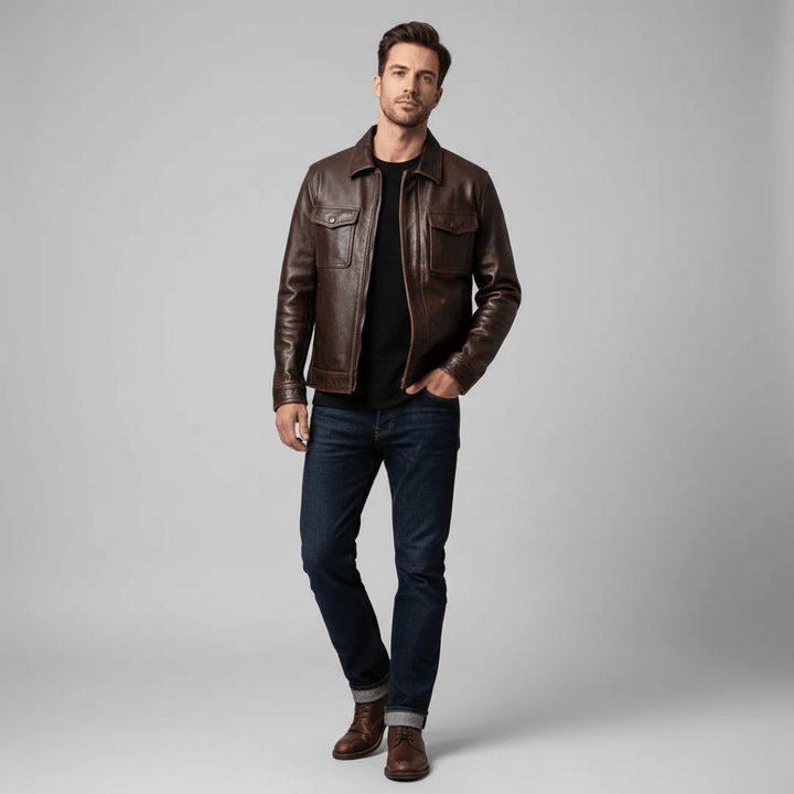 Top Cruiser Genuine Leather Jacket