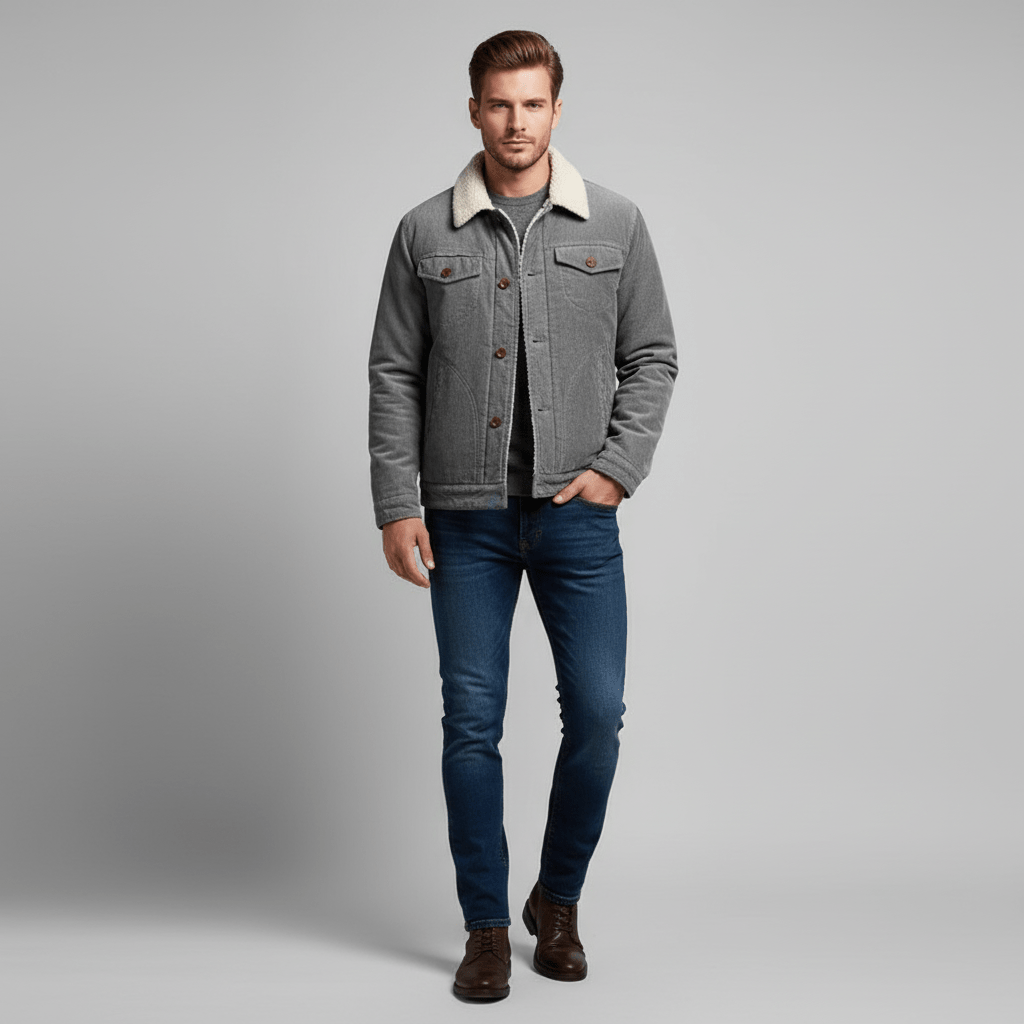 Torren Men’s Corduroy Trucker Jacket | Winter