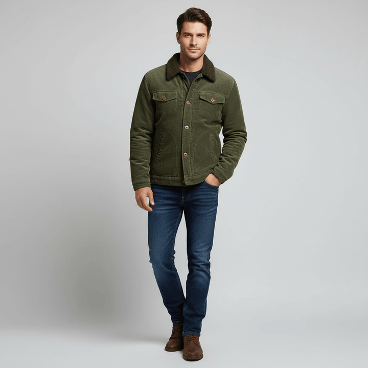 Torren Men’s Corduroy Trucker Jacket | Winter