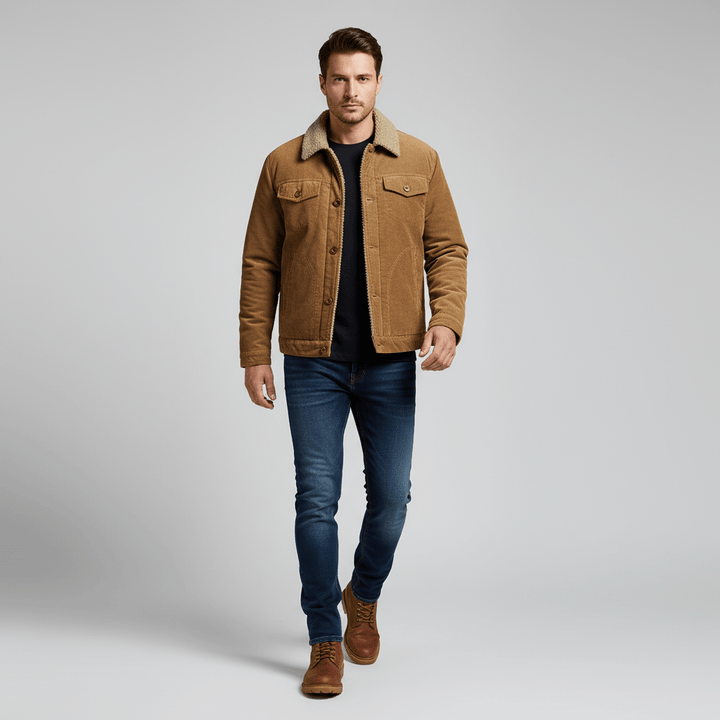 Torren Men’s Corduroy Trucker Jacket | Winter