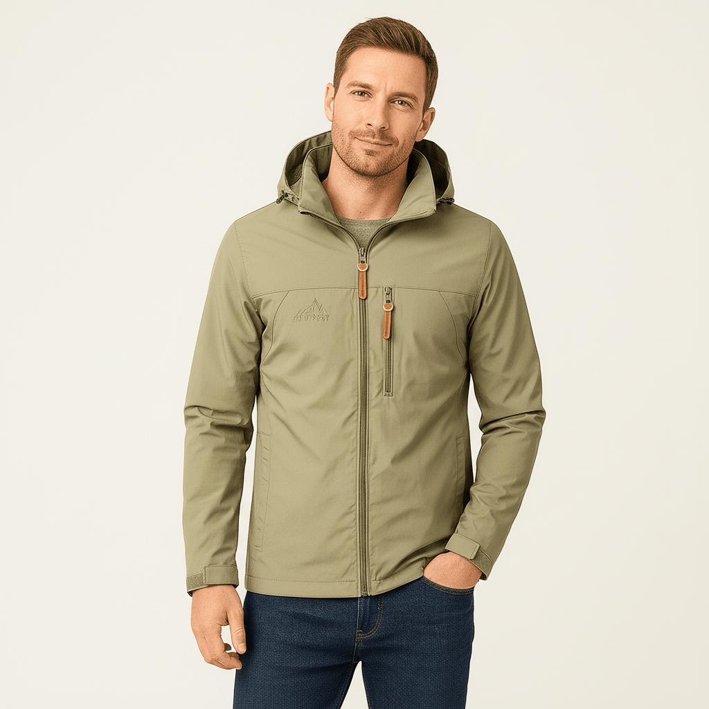 Trailward Men's Hooded Windbreaker Jacket | Waterproof