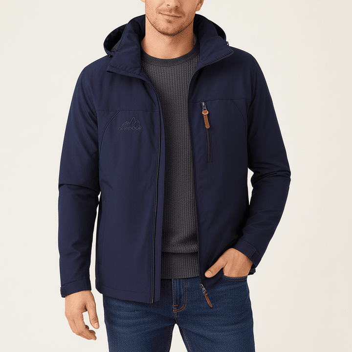 Trailward Men's Hooded Windbreaker Jacket | Waterproof