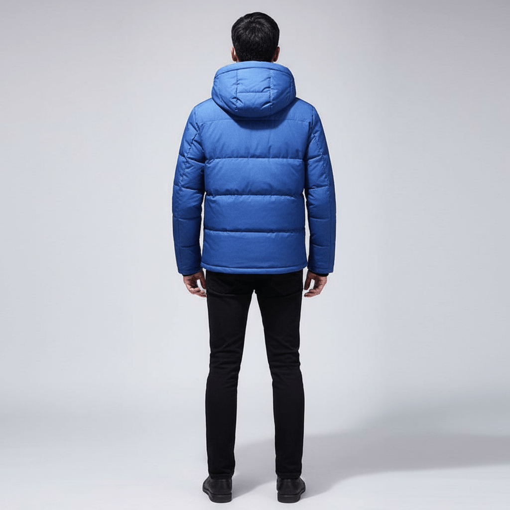 Valmor Men’s Winter Puffer Down Jacket | Long