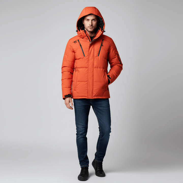 Valmor Men’s Winter Puffer Down Jacket | Long