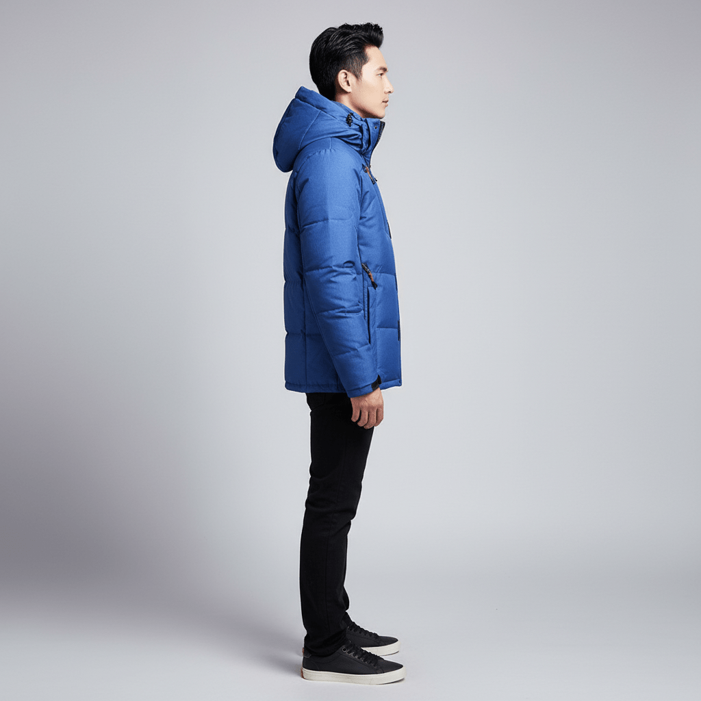 Valmor Men’s Winter Puffer Down Jacket | Long