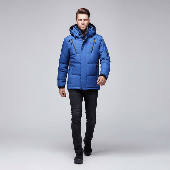 Valmor Men’s Winter Puffer Down Jacket | Long