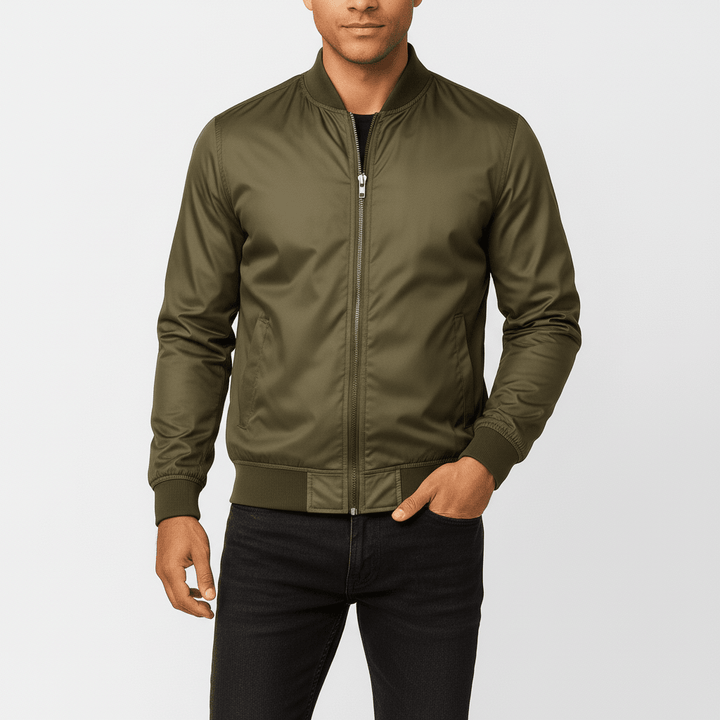 Valorfield Men's Classic Bomber Jacket