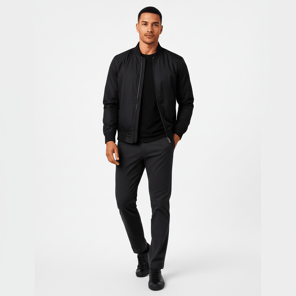 Valorfield Men's Classic Bomber Jacket