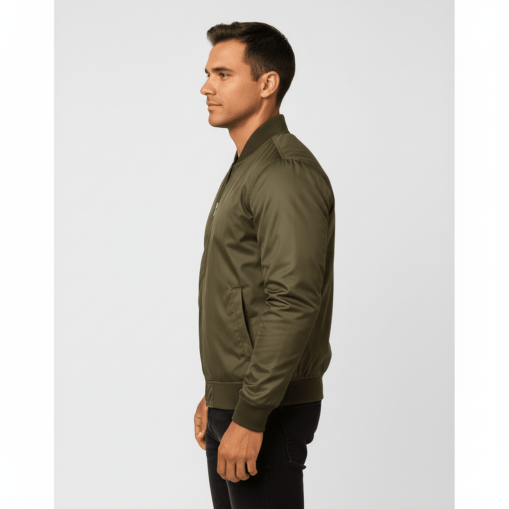 Valorfield Men's Classic Bomber Jacket